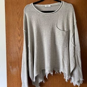 Shop Talulah beachy sweater, gray